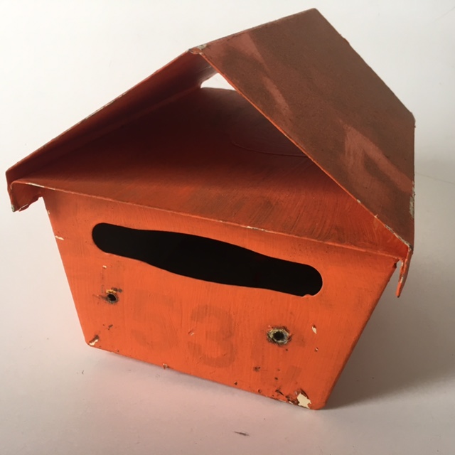 POST BOX, Orange Triangular Top No. 53